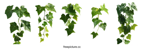 [Transparent Background PNG]Ivy Plant with Lush Green Leaves