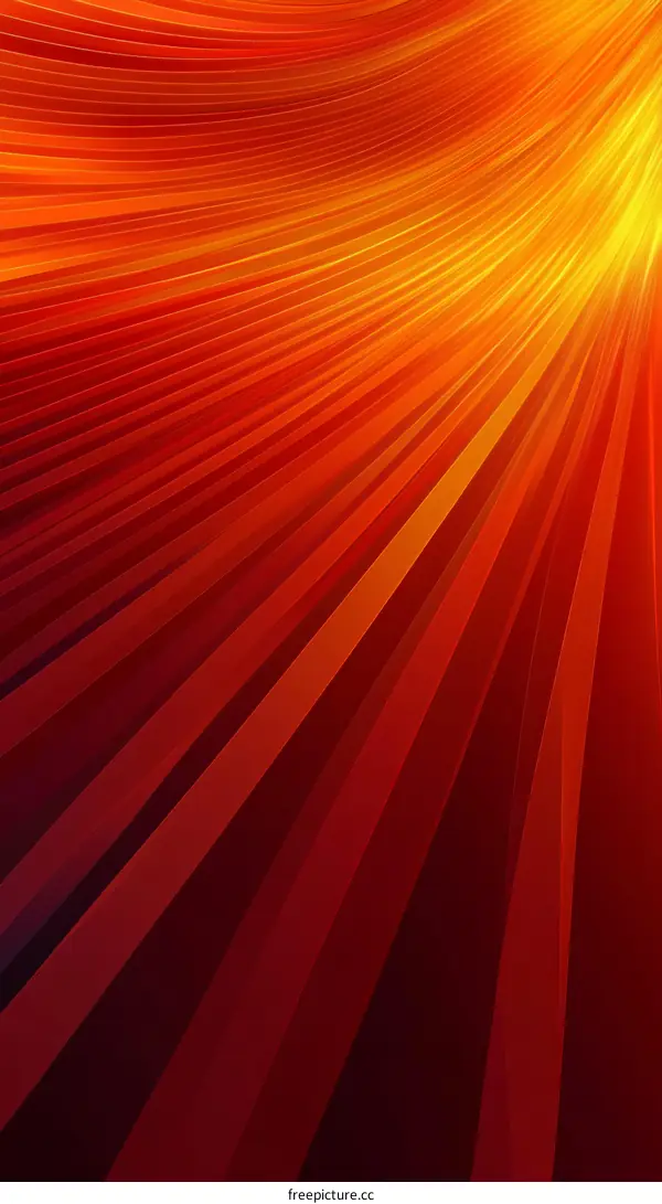 Abstract Radiating Red Background Design