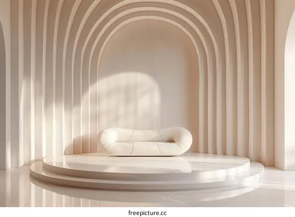 Abstract Geometric Arch Background