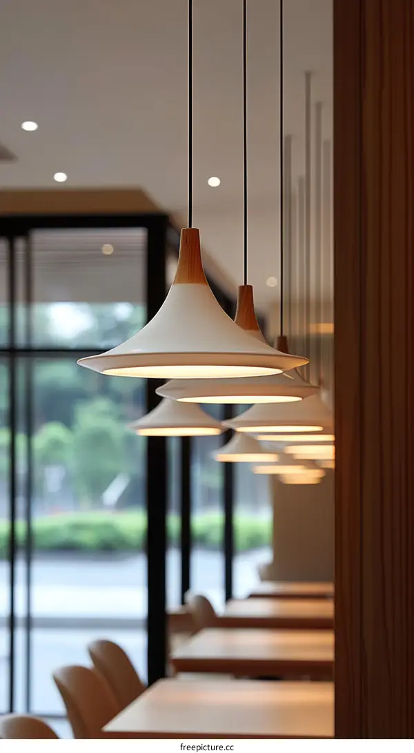 Modern Pendant Lighting in a Stylish Dining Area