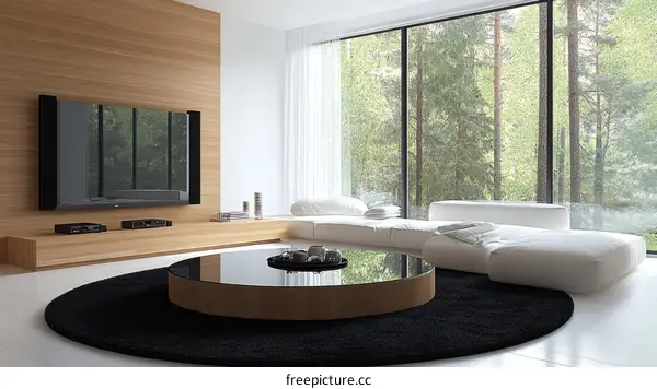 Modern Minimalist Living Room Interior Design