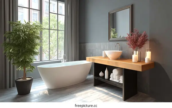 Modern Minimalist Bathroom Interior Design