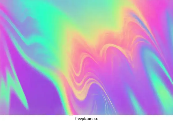 Abstract Colorful Holographic Background Design