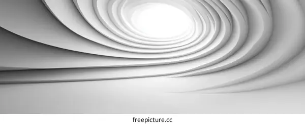 Abstract Architectural Spiral Interior Design