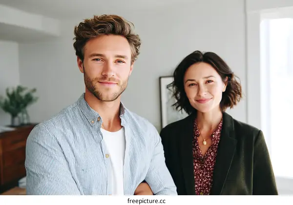 Portrait of a Caucasian Couple