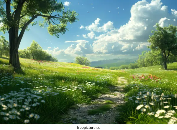 Serene Countryside Path