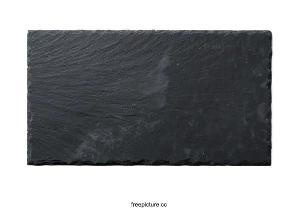 [Transparent Background PNG]Dark Gray Rectangular Stone Serving Tray