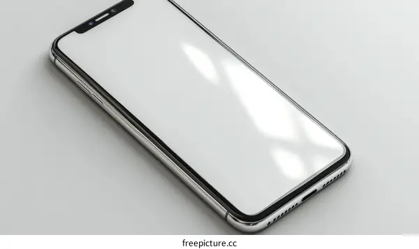Modern Smartphone Mockup on a Light Background