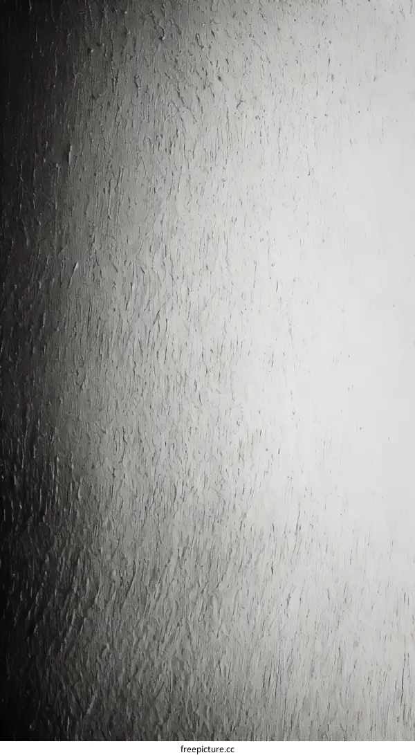 Black and white image of a rough concrete wall with a gradient from black to white