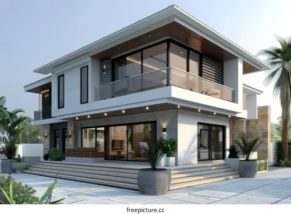 Modern Minimalist Villa Architecture