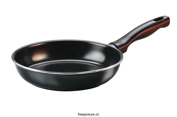 [Transparent Background PNG]Modern Black Non-Stick Frying Pan