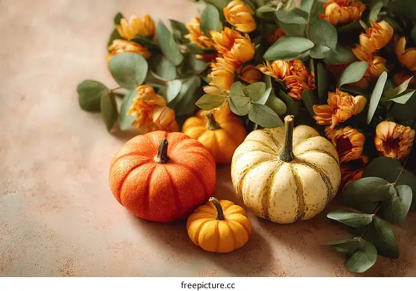 Autumn Harvest Thanksgiving Decorative Arrangement