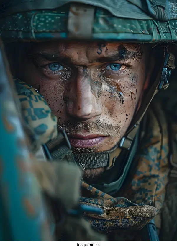 Portrait of a soldier