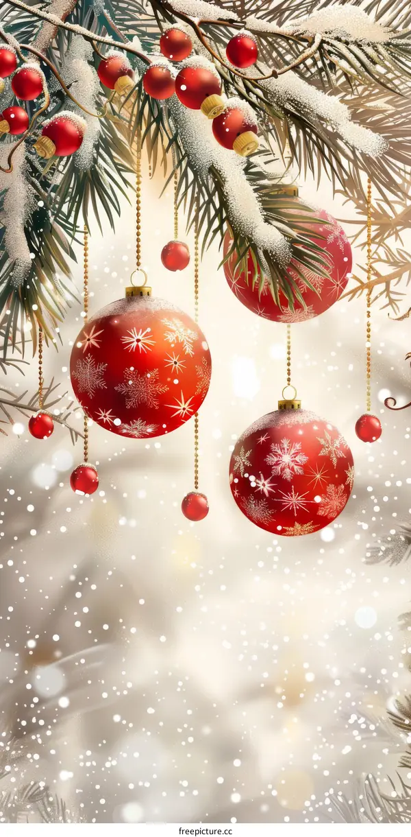 Christmas Ornaments with Sparkle