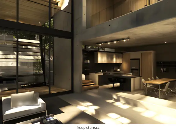 Modern Kitchen Design with Open Concept Floor Plan