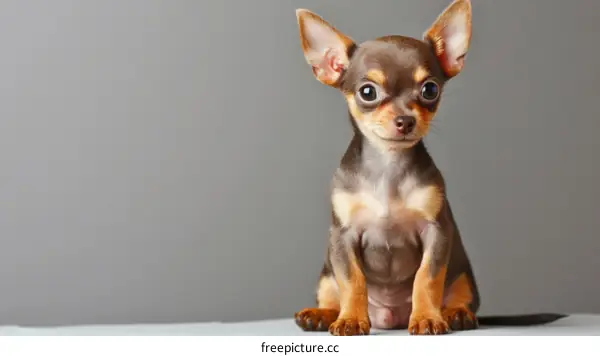 A Cute Little Chihuahua Dog