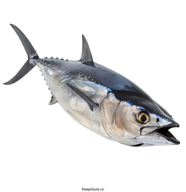 [Transparent Background PNG]Isolated Tuna Fish on White Background