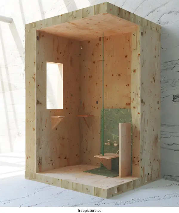 Minimalist Wooden Room Interior Design