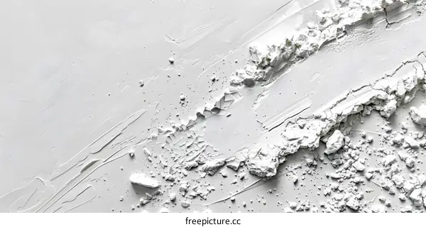 white powder on white textured background