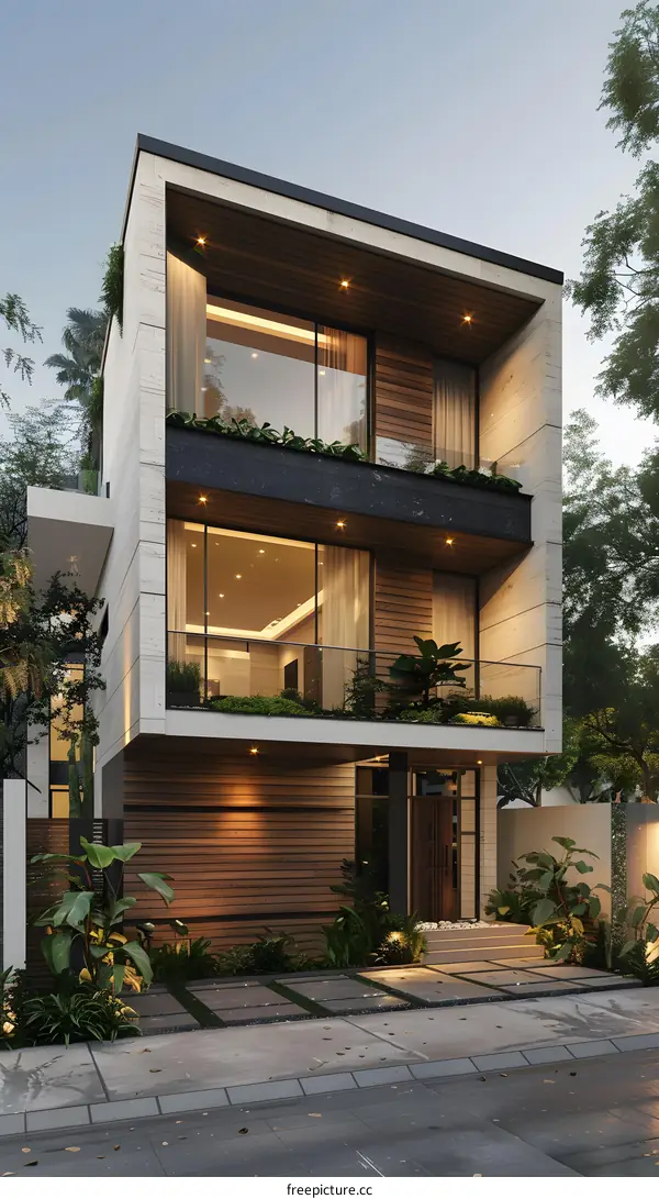 A modern house in Ho Chi Minh City, Vietnam