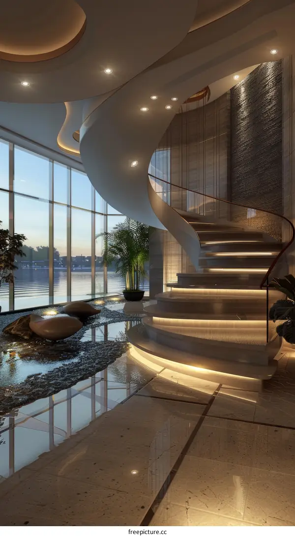 Striking Staircase Handrail Designs: Modern Interior Statements