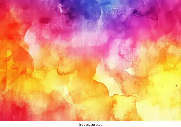 Abstract Watercolor Color Blend Background Image