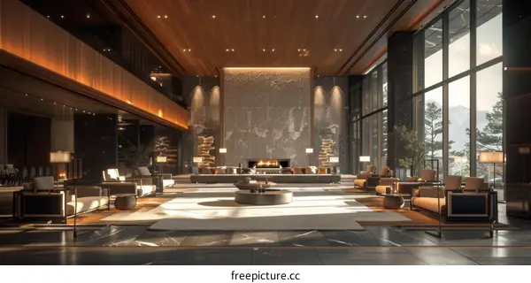 Modern Hotel Lobby Interior Design