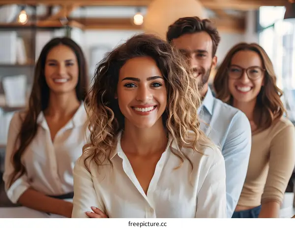 portrait of a group of business people