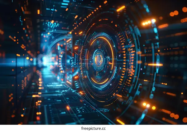 futuristic technology background