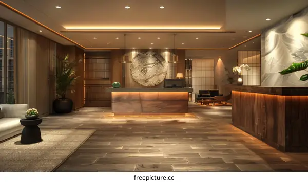 Modern Luxury Hotel Lobby Interior Design