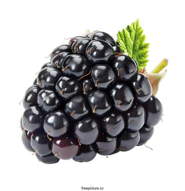 [Transparent Background PNG]single blackberry