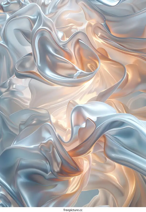 Charming Soft White Pure Satin