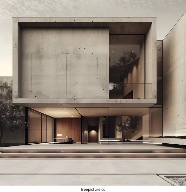 Modern Concrete House Architecture Design