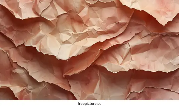 Close-up photo of crumpled paper