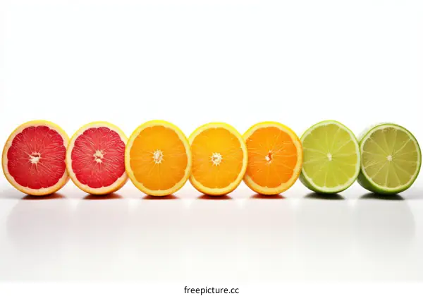 Various citrus fruits