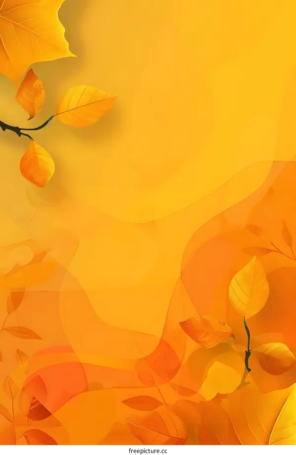 Autumn Leaves Abstract Background