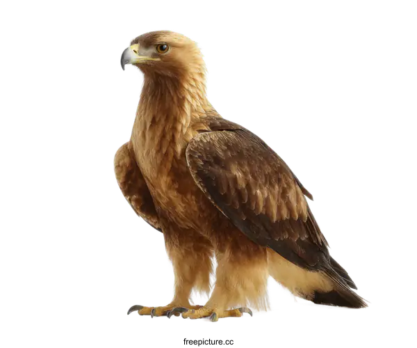 [Transparent Background PNG]Golden Eagle Portrait on White Background