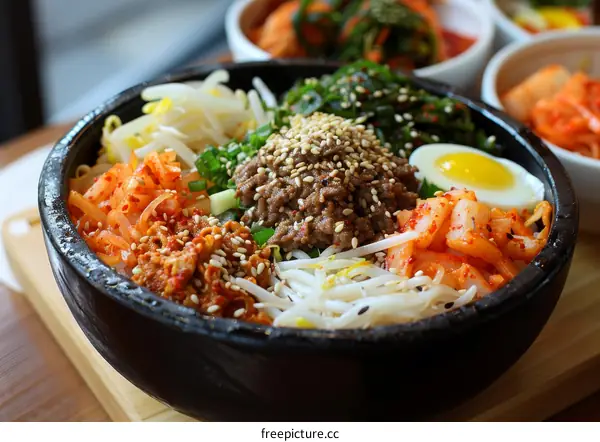 Bibimbap, a Delightful and Nutritious Korean Dish