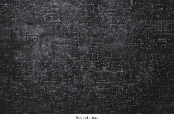 Mathematical Equations Pattern Background Illustration