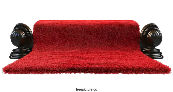 [Transparent Background PNG]Red Carpet for Award Ceremony