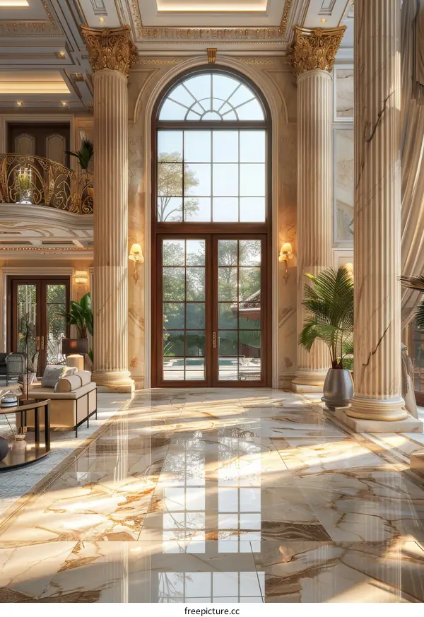 Luxury Mansion Entrance Hall Design