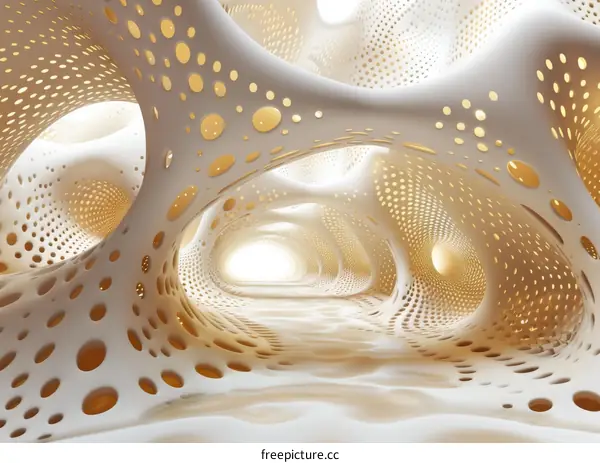 Futuristic organic architecture