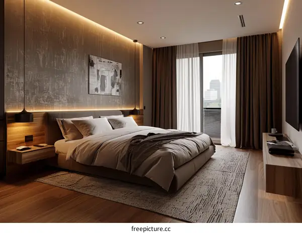 Cozy Modern Master Bedroom Interior Design