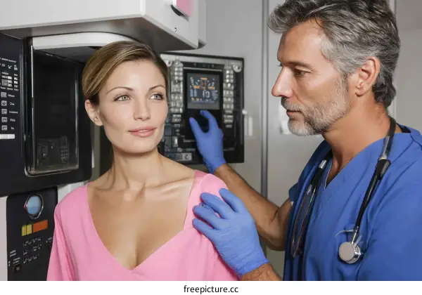 Medical Examination with a Doctor and Patient