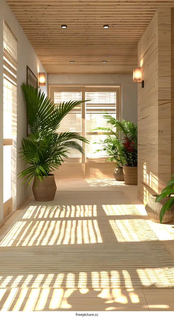 Indoor plants in the house