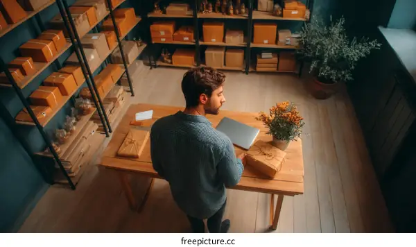 Small Business Packaging Center Interior View