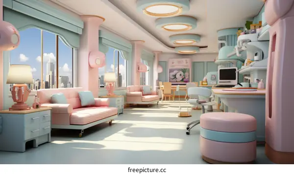 Spacious and Modern Dental Clinic with High-Tech Equipment