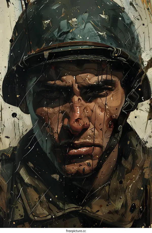 Portrait of a soldier