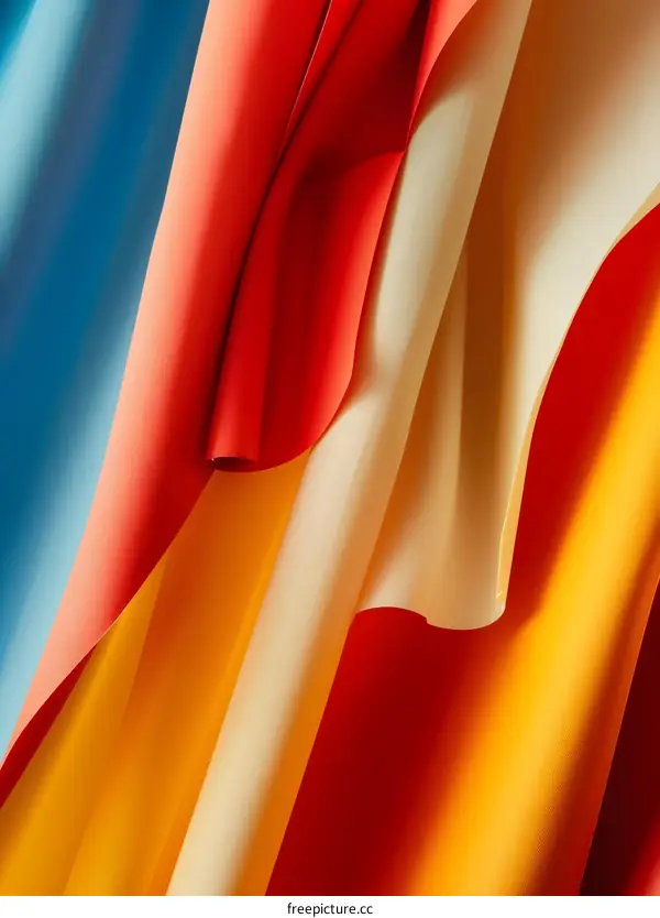 Abstract Colorful Fabric Background