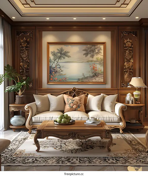 Chinese style living room